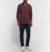 Thumbnail for your product : Gitman Brothers Button-Down Collar Checked Cotton-Flannel Shirt