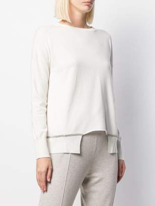 Fabiana Filippi asymmetric long-sleeve sweater