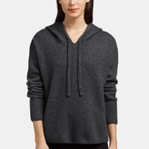 Thumbnail for your product : James Perse Cashmere Silk Cropped Hoodie