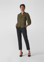 Thumbnail for your product : Whistles Shadow Spot Print Shirt