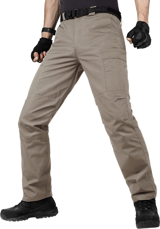 FREE SOLDIER Men's Water Resistant Pants Relaxed Fit Tactical Combat