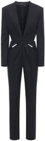 Thumbnail for your product : Haider Ackermann Slim Leg Wool Jumpsuit W/ Cut Out