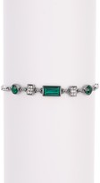 Thumbnail for your product : DKNY Green Baguette Stone Pave Accent Sliding Bracelet