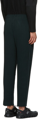 Homme Plissé Issey Miyake Green Monthly Colors November Trousers