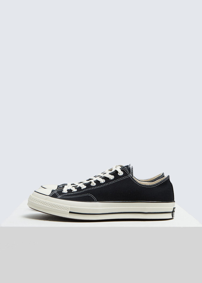 Converse Men's Chuck 70 Low Sneaker in Black/Egret Size 8 Textile/Rubber -  ShopStyle