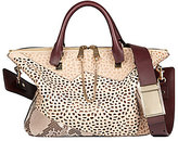 Thumbnail for your product : Chloé Baylee Medium Perforated Leather & Snakeskin Satchel
