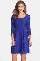 Thumbnail for your product : Betsey Johnson Scuba Fit & Flare Dress
