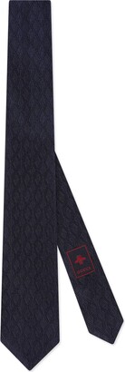 Gucci Geometric G silk jacquard tie
