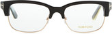 Thumbnail for your product : Tom Ford Optical Wire-Frame Glasses, Black