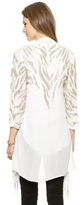 Thumbnail for your product : Haute Hippie Zebra Embellished Cloak