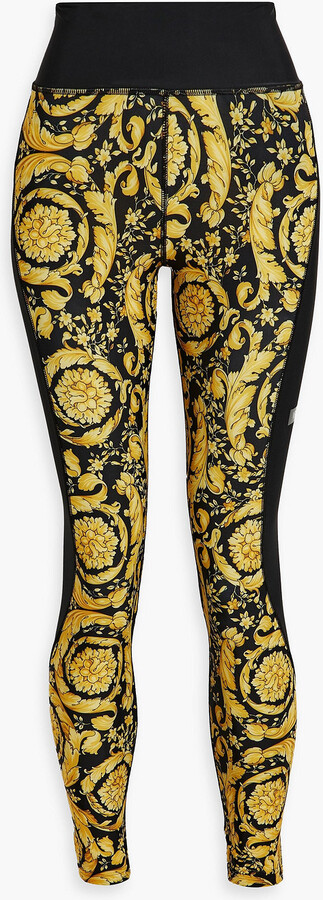 Versace Printed stretch leggings