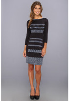 Thumbnail for your product : Jessica Simpson Long Sleeve Stripe Sweater Dress with Back Cut Out