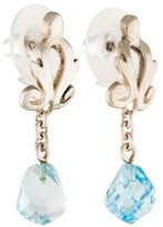 Thumbnail for your product : Robin Rotenier Sterling Topaz Drop Earrings