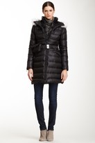 Thumbnail for your product : Dawn Levy Fox Fur Trim Puffer Coat