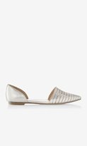 Thumbnail for your product : Express Pointed Toe Slit D'orsay Flat