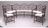 Thumbnail for your product : The Well Appointed House Chinese Chippendale Outdoor Sectional Set
