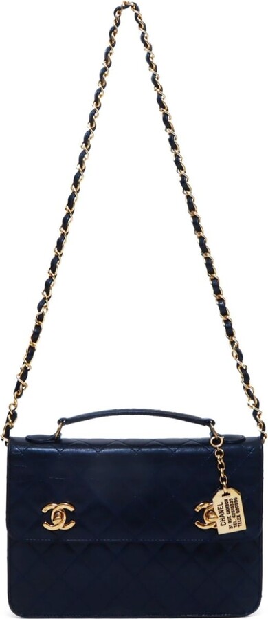 Chanel Navy Blue Handbag