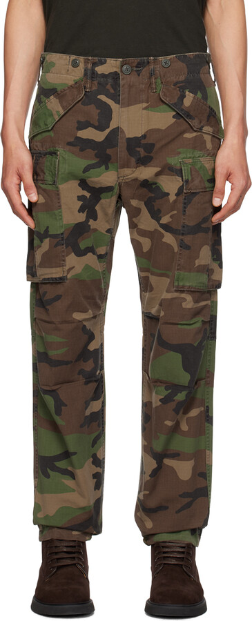 RRL Regiment Ripstop Cargo Pant - Camo, Casual Pants