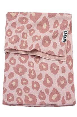 Camilla And Marc Meyco 2753014 Knitted Baby Blanket"Panter" 100 x 150 cm Pink/Pink