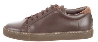 Brunello Cucinelli Leather Low-Top Sneakers w/ Tags