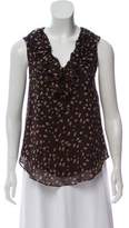 Thumbnail for your product : Rebecca Minkoff Printed V-Neck Top Black Printed V-Neck Top