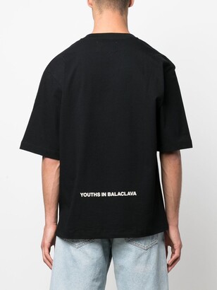 Youths in Balaclava graphic-print short-sleeved T-shirt