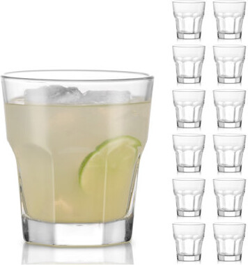 Libbey Gibraltar DuraTuff Double Old Fashioned Rocks Glasses, 12-Ounce, Set of 12