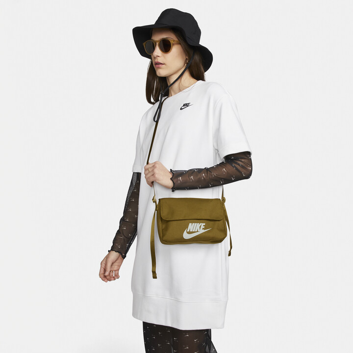 Nike Women's Sportswear Futura Luxe Crossbody Bag (1L) in Grey - ShopStyle