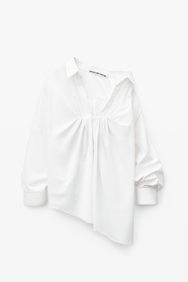 Collection Tucked Bust Oxford Blouse