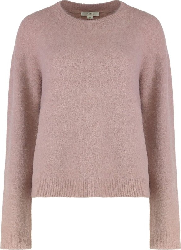 Vince Brushed Alpaca Crew Neck Sweater