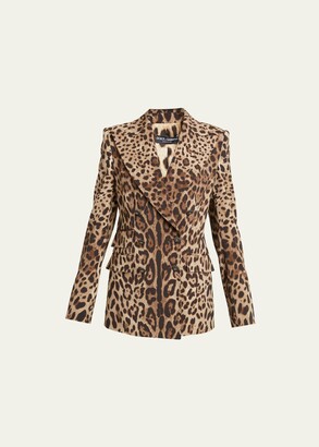 Leopard Print Blazer | ShopStyle