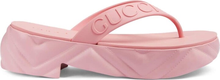 Gucci, Shoes, Gucci Cara Black Leather Slide Sandal 375