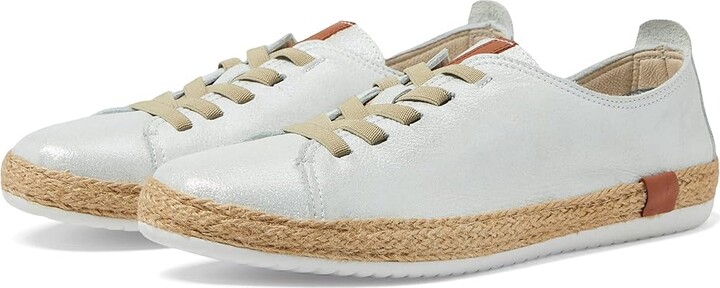 Spring Step Eloya Women's Shoes Silver : EU 37 (US Women's 6.5-7) M, Leather