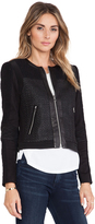 Thumbnail for your product : Rebecca Taylor Twill Combo Jacket