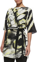 Thumbnail for your product : Marina Rinaldi Filomena Printed & Belted Jacket, Women's