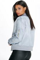 Thumbnail for your product : boohoo Lillie MA1 Bomber Jacket