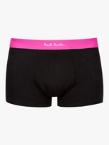 Thumbnail for your product : Paul Smith Stretch Cotton Trunks, Pack of 3, Pink/Green/Blue