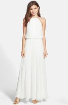 Thumbnail for your product : Xscape Evenings Pleated Chiffon Gown (Regular & Petite)