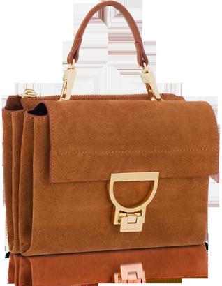 Coccinelle Brule Suede Arlettis Mini Bag w/Shoulder Strap