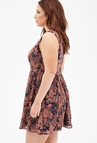 Thumbnail for your product : Forever 21 FOREVER 21+ Rose Print Dress