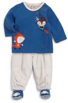 Thumbnail for your product : Catimini Infant's Three-Piece Cotton Pants, Tee & Booties Set