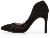Thumbnail for your product : Clarks Azizi Verdi Embellished Suede Court Shoes