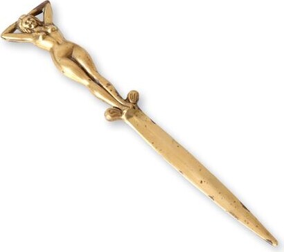 Antique "Nude" Brass Letter Opener - Rose Victoria - ShopStyle Candles