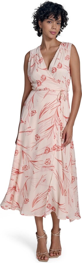 Floral Print Calvin Klein Plus Size Dresses At Macys Calvin Klein