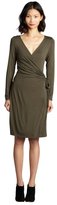 Thumbnail for your product : Hayden olive jersey long sleeve wrap dress