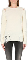 Thumbnail for your product : Diesel Distressed alpaca-blend jumper