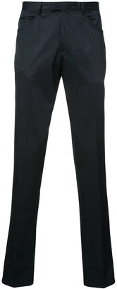 Pal Zileri slim-fit trousers - men - Cotton/Spandex/Elastane - 46