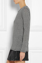 Thumbnail for your product : Etoile Isabel Marant Aaron striped cotton and linen-blend jersey top