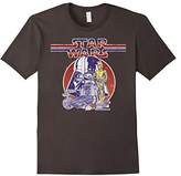 Thumbnail for your product : Star Wars C-3PO R2-D2 Vader Retro 70's Vintage T-Shirt