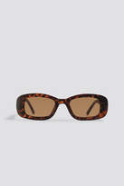 Thumbnail for your product : Na Kd Accessories Retro Rectangular Sunglasses Tortoise